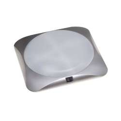 plafonnier carré à leds max blanc 396286