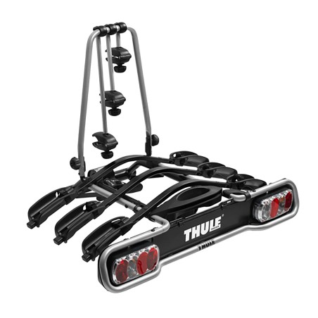 porte-vélos euroride 13pin sur boule d'attelage 3 vélos - thule 390108