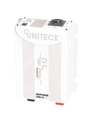 Convertisseur 12/230v - 1200w - Pur Sinus - UNIPOWER 1200.12 PRO - UNITECK - UNITECK - 3760233352600