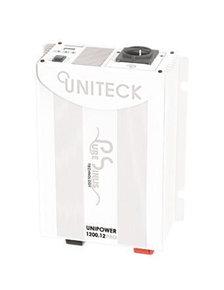 Convertisseur 12/230v - 1200w - Pur Sinus - UNIPOWER 1200.12 PRO - UNITECK - UNITECK - 3760233352600