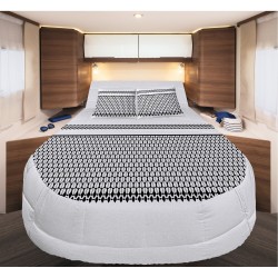 prêt à dormir 100% coton etnik 160 x 200 cm lit central - incasa 396531