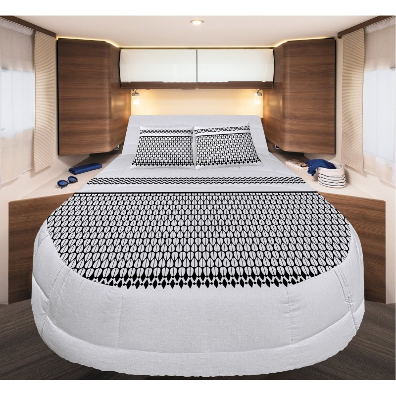 prêt à dormir 100% coton etnik 160 x 200 cm lit central - incasa 396531