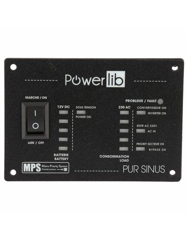 Convertisseur pure-sinus 12V 1000 Watts - Powerlib - powerlib - 3700628245636