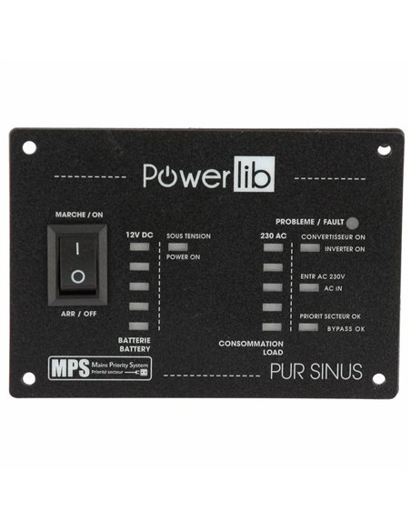 Convertisseur pure-sinus 12V 2000 Watts - Powerlib - powerlib - 3700628245674