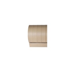 rideau de porte en similicuir 60 x 200 cm coloris beige - curtina4u 400457
