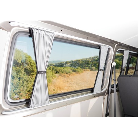 rideaux d'occultation opaques - cellule 5 pièces pour volkswagen t5/t6 - soplair 395731
