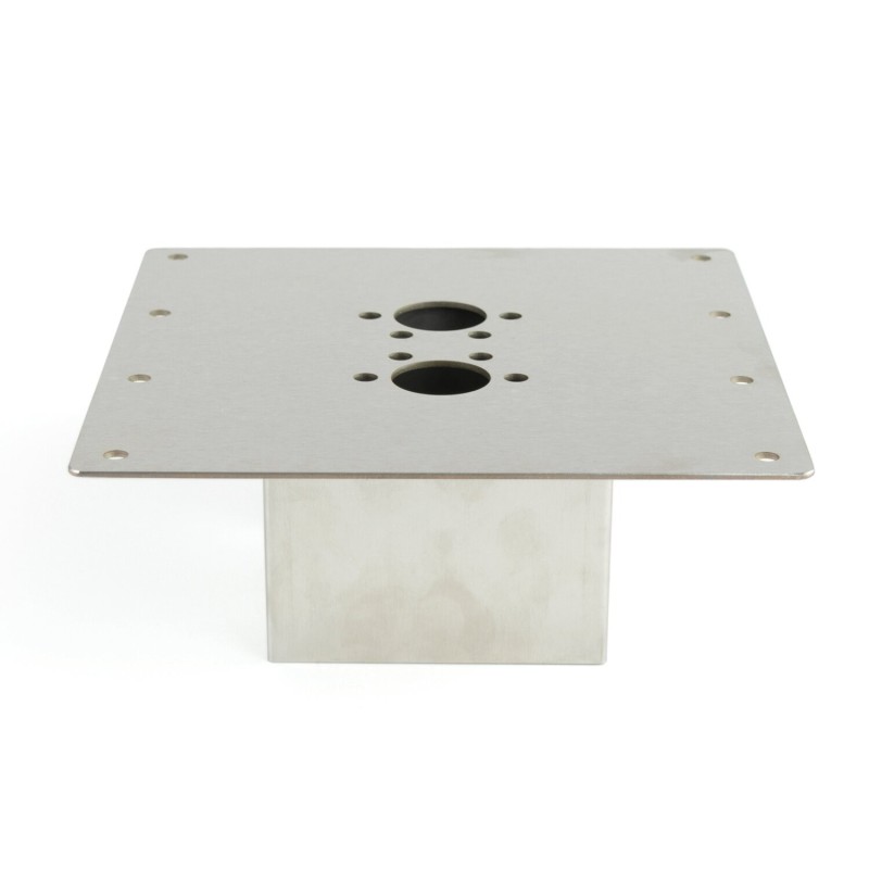 support de montage au sol 4d 20 x 20 x 3 cm - autoterm 389697