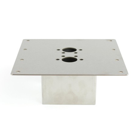 support de montage au sol 4d 20 x 20 x 3 cm - autoterm 389697