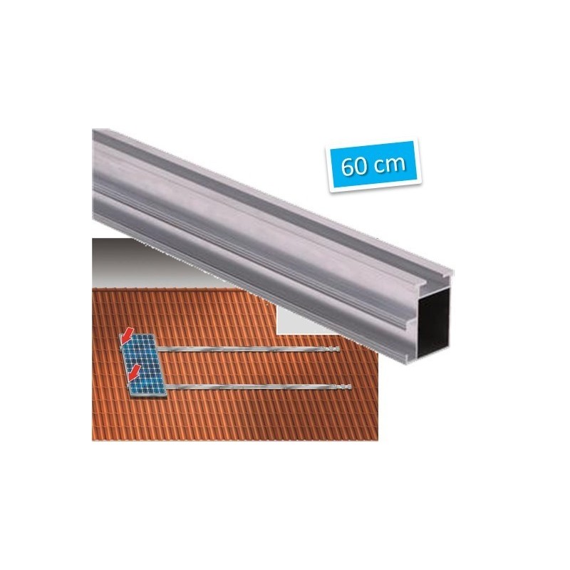 Rail de fixation 60cm panneau solaire 2060