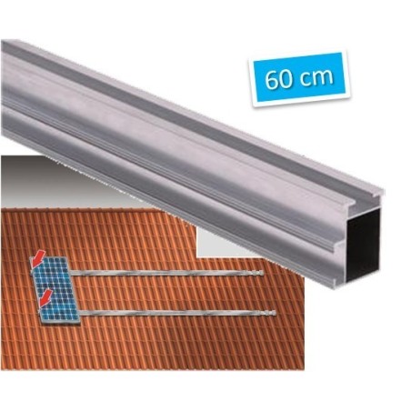 Rail de fixation 60cm panneau solaire 2060