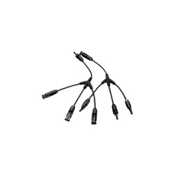 raccord mc4 avec cordon pour panneaux solaires 3 entrées - eza 396205