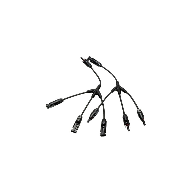 raccord mc4 avec cordon pour panneaux solaires 3 entrées - eza 396205