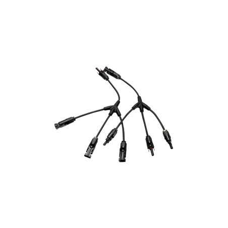 raccord mc4 avec cordon pour panneaux solaires 3 entrées - eza 396205