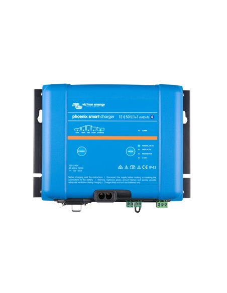 Chargeur VICTRON IP43 12/50A SMART (1+1 sorties) - Victron Energy - Victron - 8719076041627
